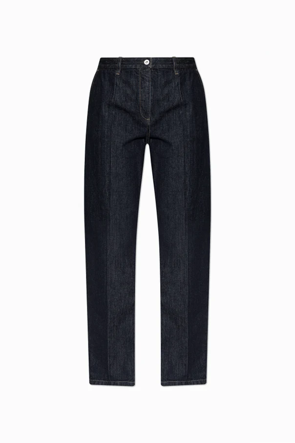 Jeans mit Bügelfalte