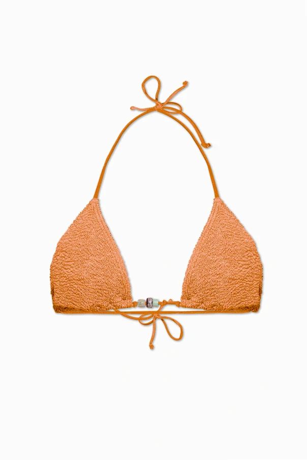 POMARAŃCZOWY Góra od kostiumu kąpielowego `Beaded`