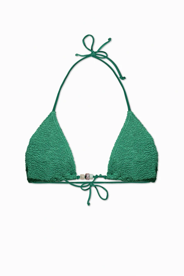 ZIELONY Góra od kostiumu kąpielowego `Beaded`