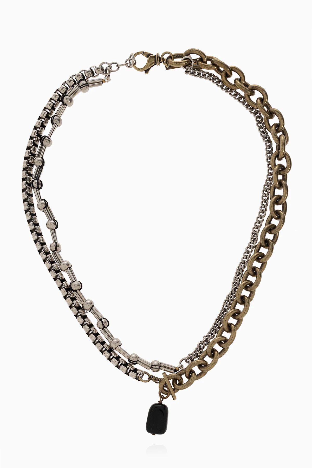 Necklace with semi-precious stone