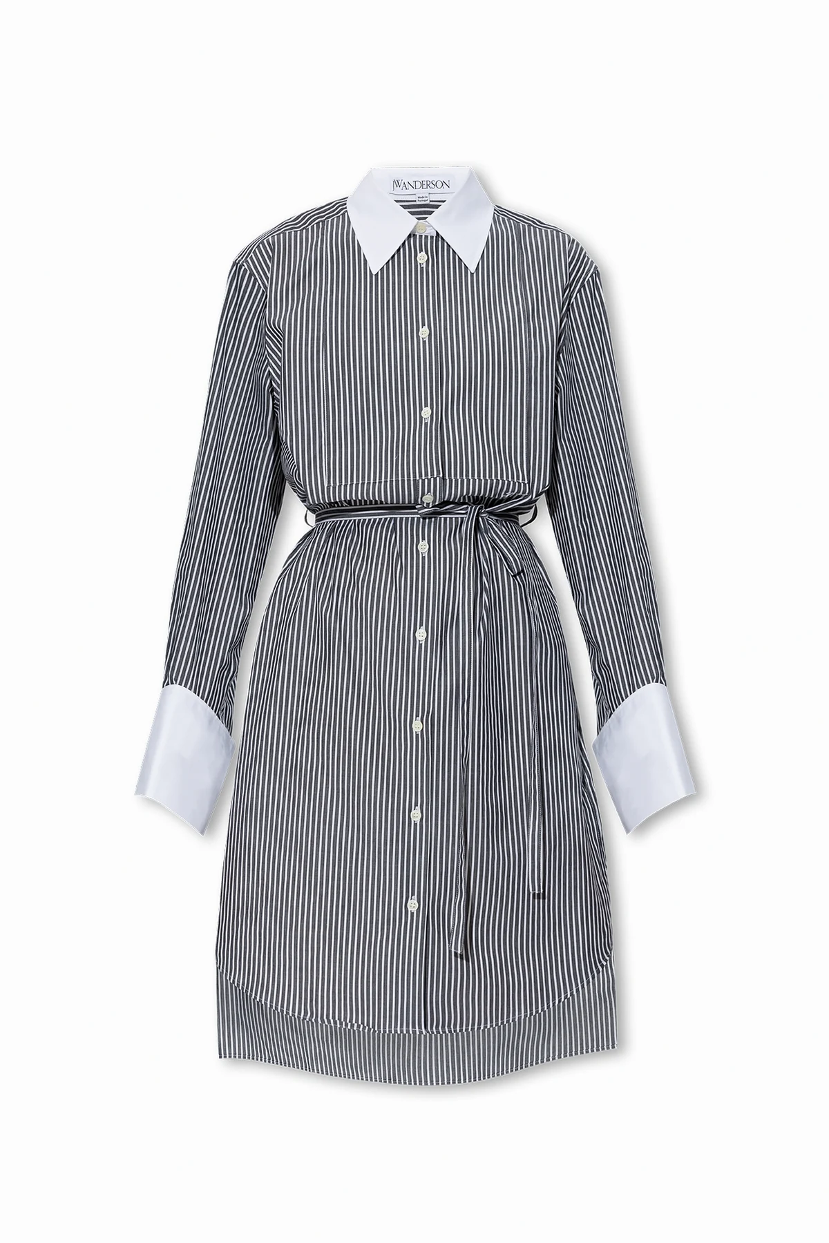 Striped shirt dress