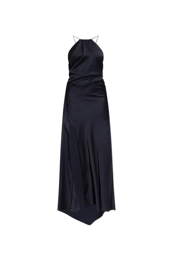 MARINEBLAU Schulterfreies Kleid