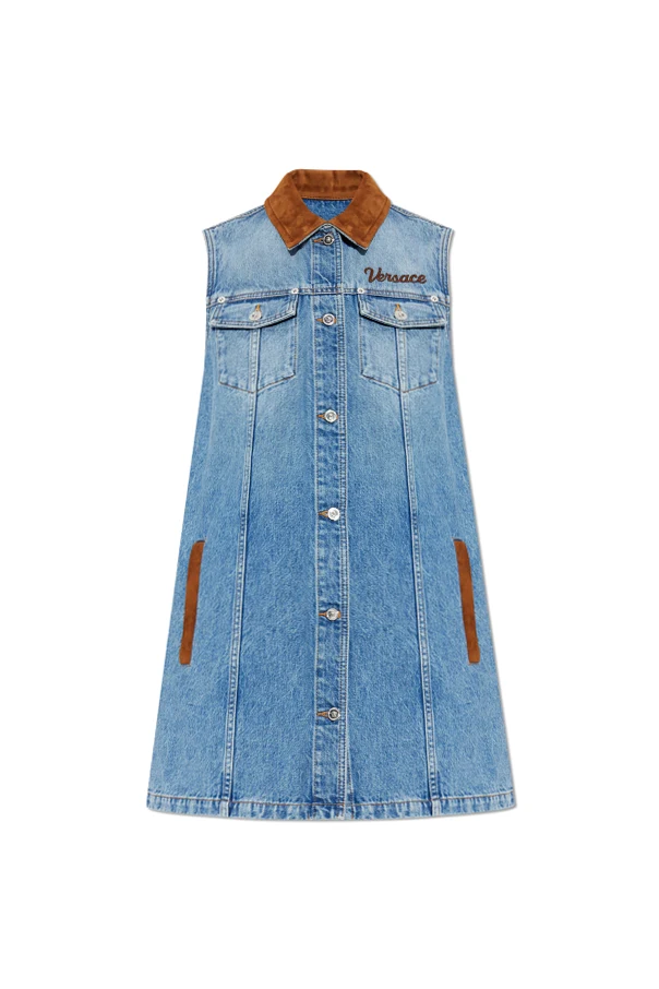 BLAU Jeanskleid mit Taschen