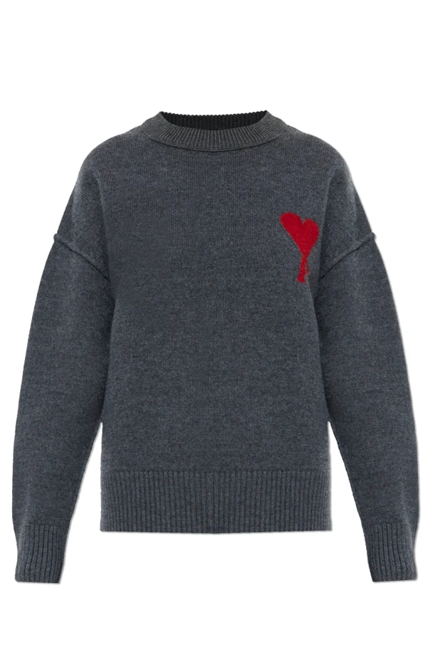 GRAU Wollpullover