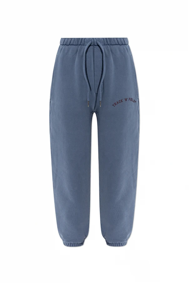 BLUE Sweatpants with logo