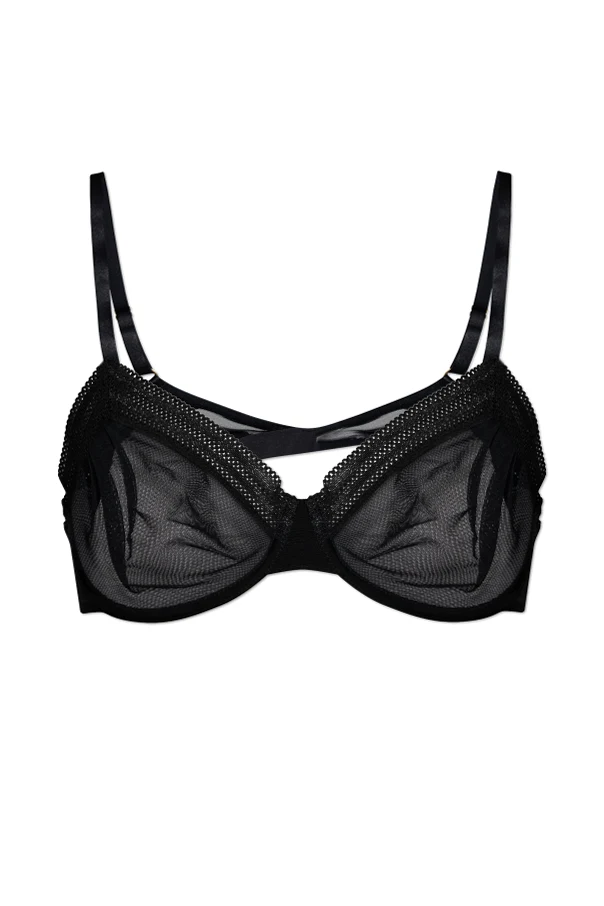 SCHWARZ Transparenter BH