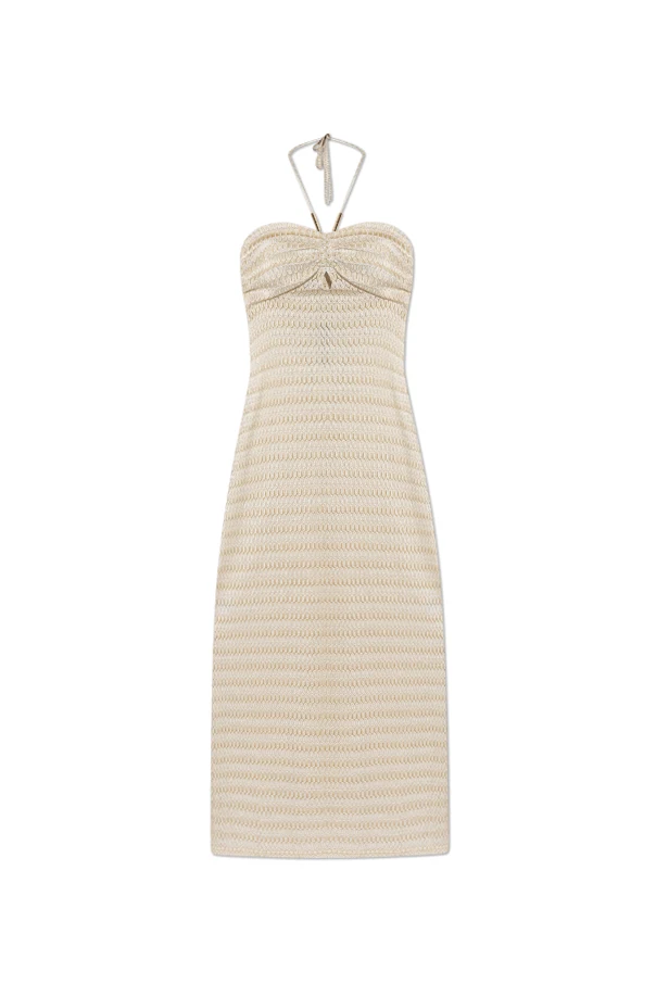 GOLD Off-shoulder dress ‘Mila’