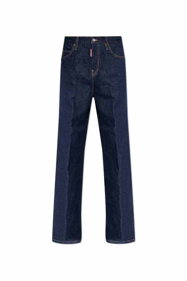 GRANATOWY Jeansy ‘Baggy’