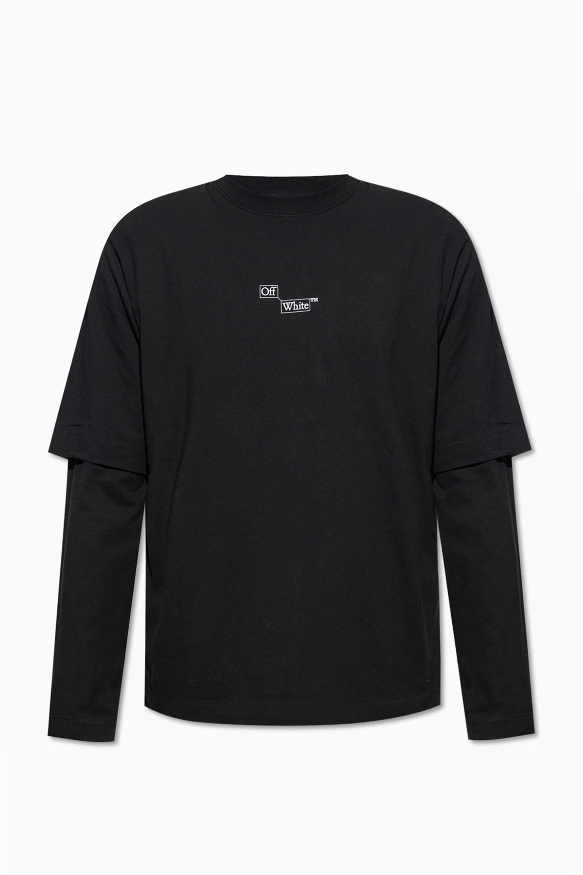 Two-layer T-shirt with logo