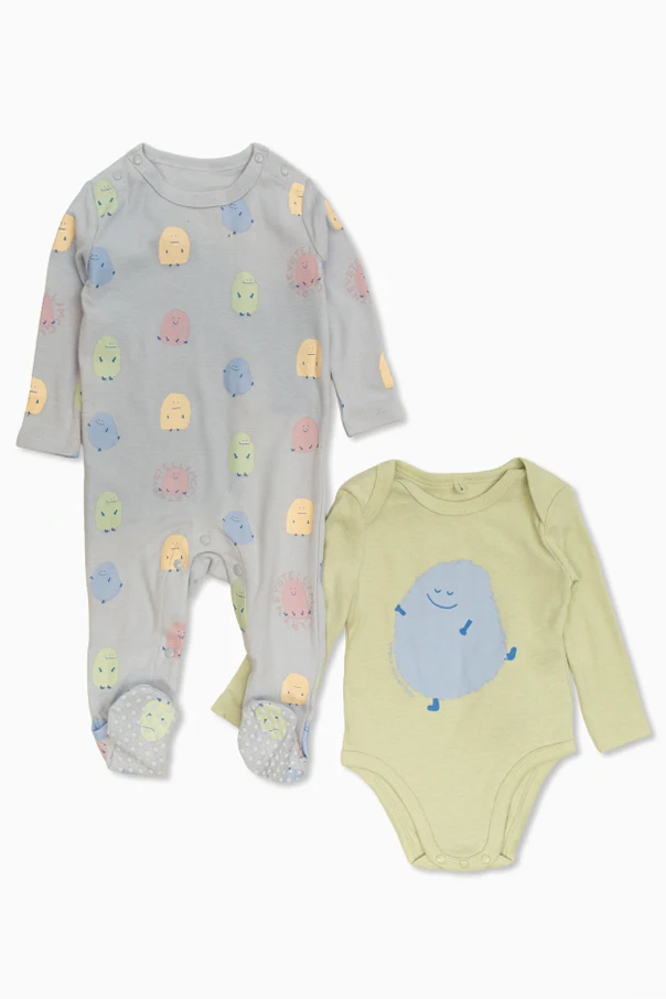 MULTICOLOUR Baby set: bodysuit and sleepsuit