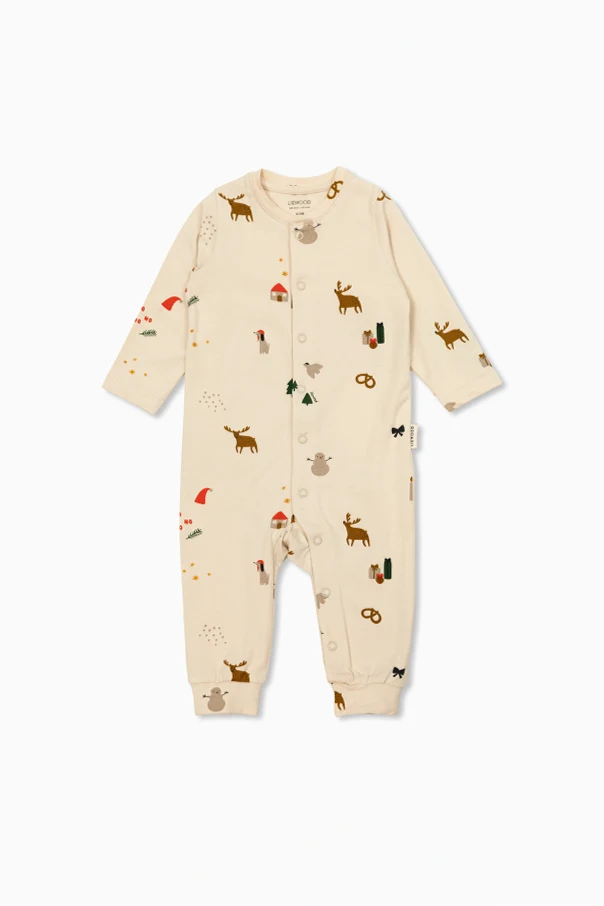 BEIGE Pyjama mit Muster