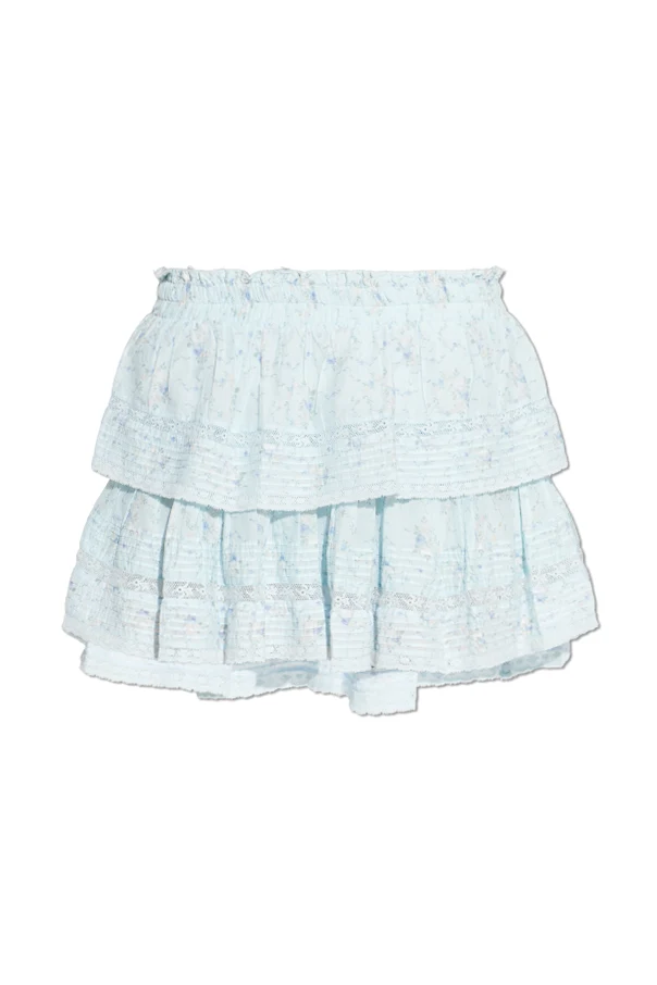 NIEBIESKI Spódnica ‘Ruffle Mini’