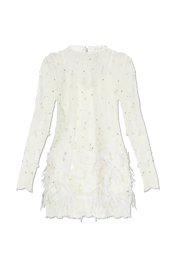 kremowy Sukienka ‘Alouetta’