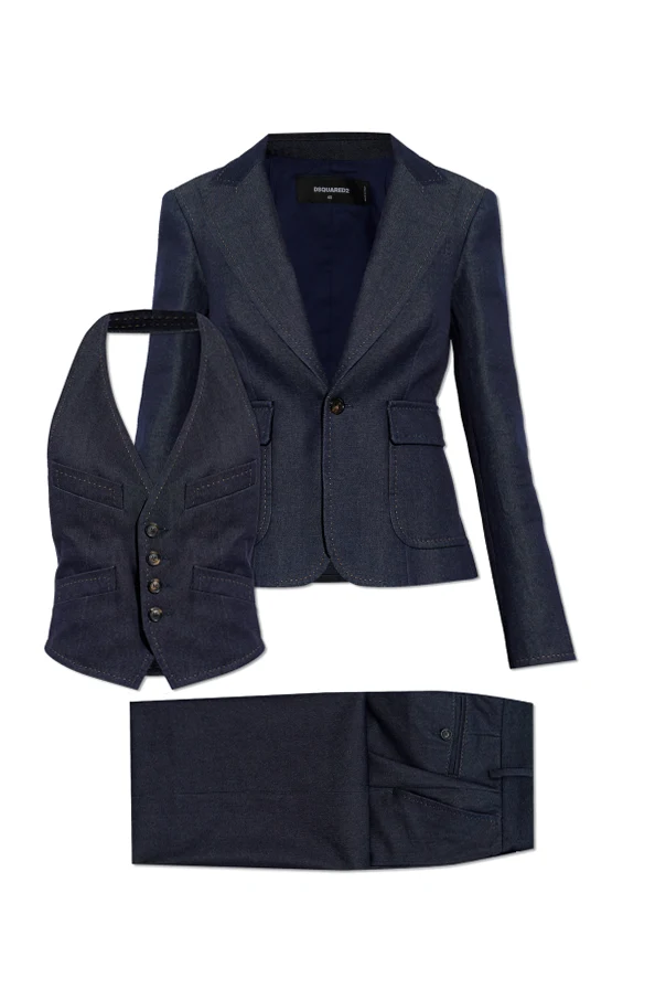 MARINEBLAU Jeansanzug