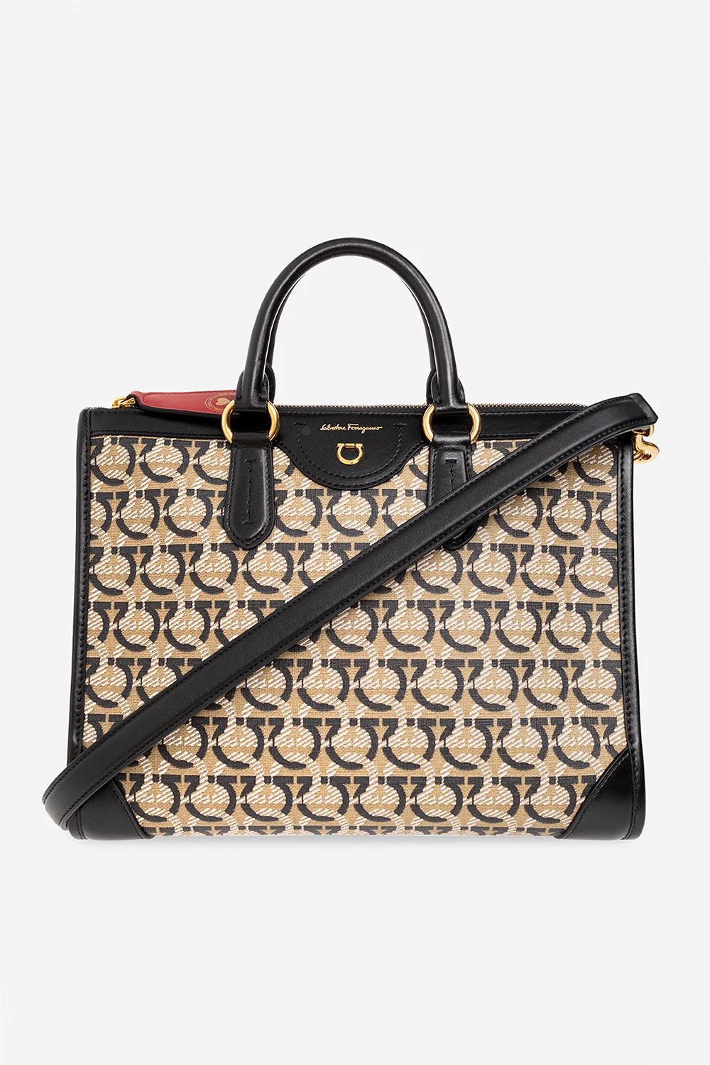 Monogrammed shoulder bag