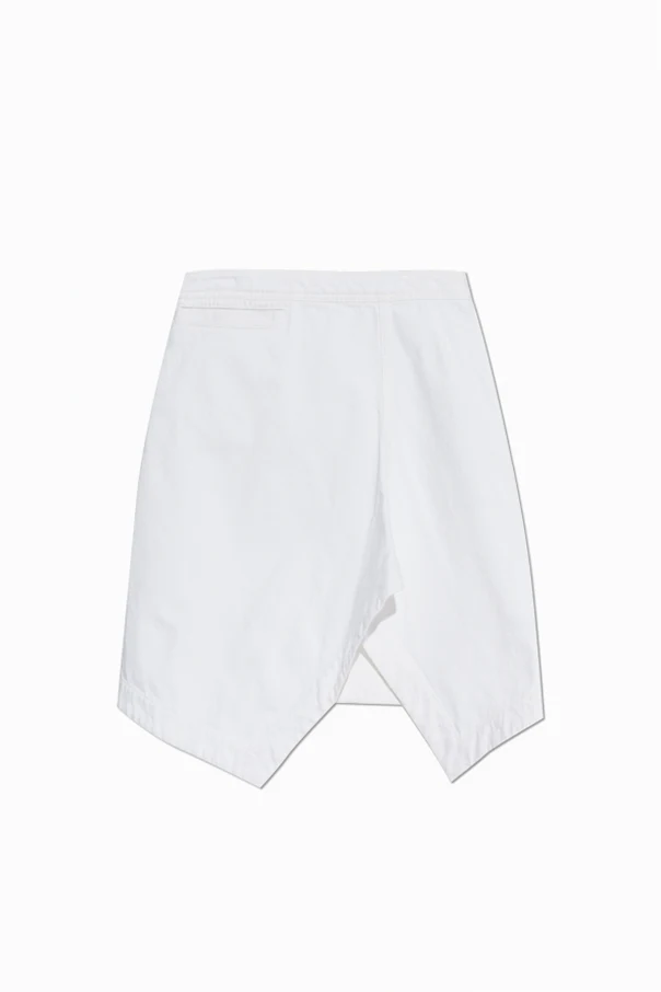 WEISS Jeansrock mit Schlitz