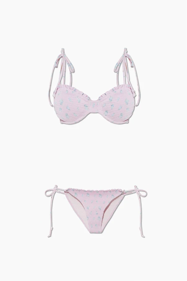 RÓŻOWY Dwuczęściowy kostium kąpielowy ‘Quinley’