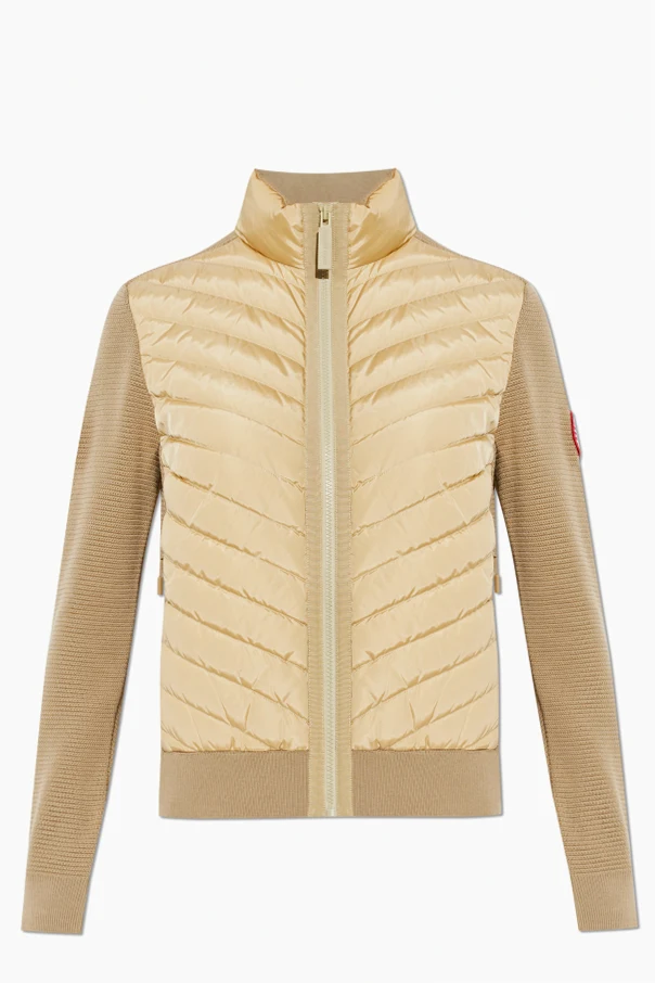 BEIGE Cardigan mit gestepptem Vorderteil ‘Hybridge’
