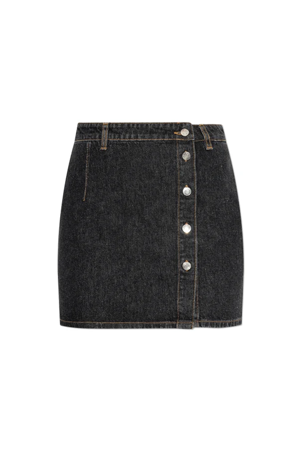 SCHWARZ Jeansrock „Isya“