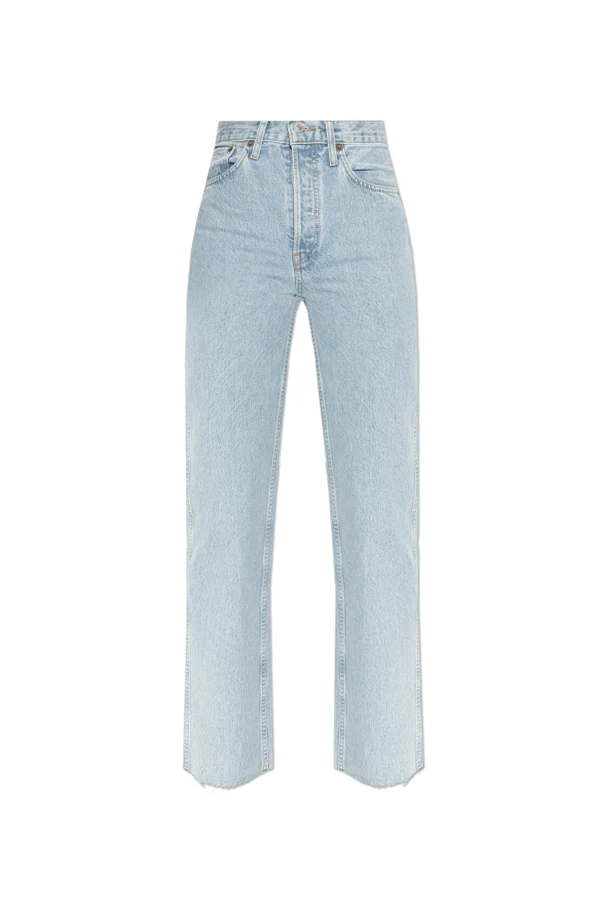 light blue Straight-leg jeans