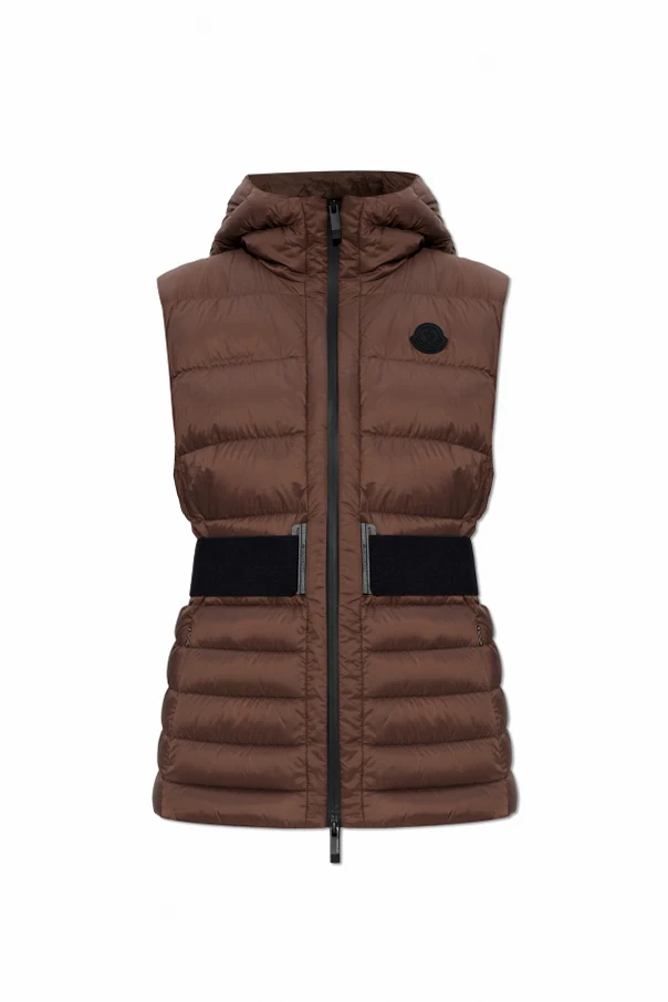 BRĄZOWY Puchowa kamizelka `Melia`