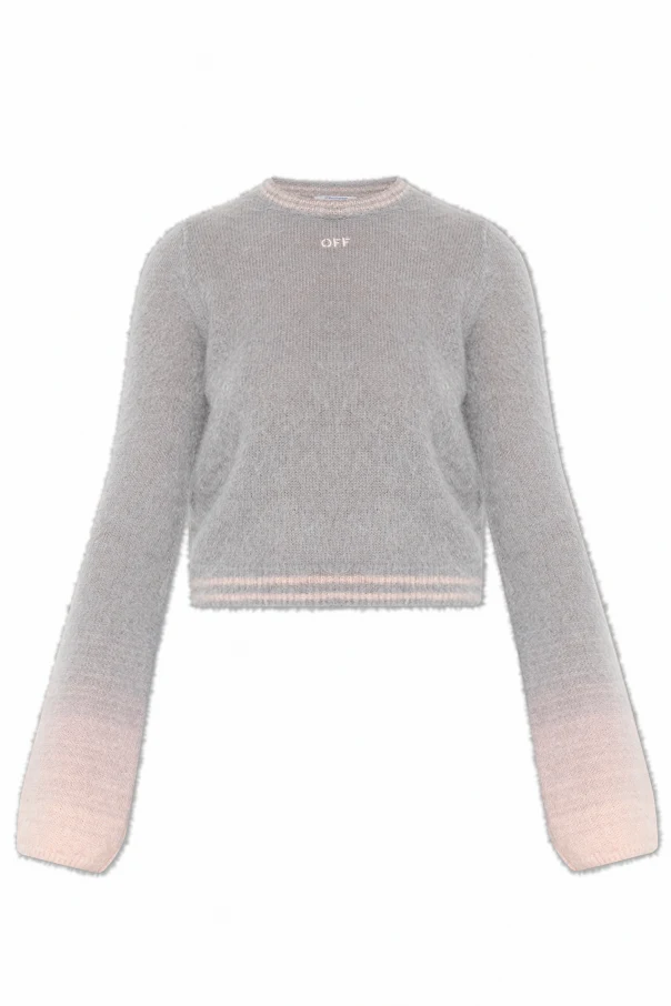 GRAU Pullover mit Logo