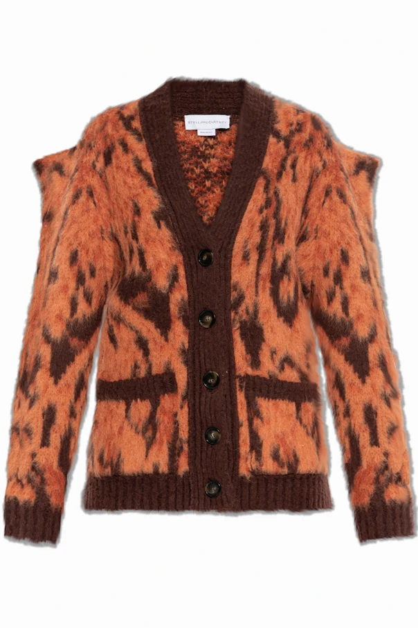 ORANGE Cardigan mit dekorativen Schultern