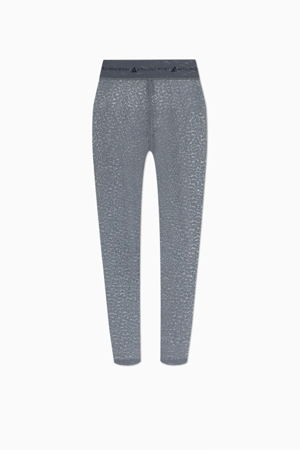 SZARY Legginsy treningowe