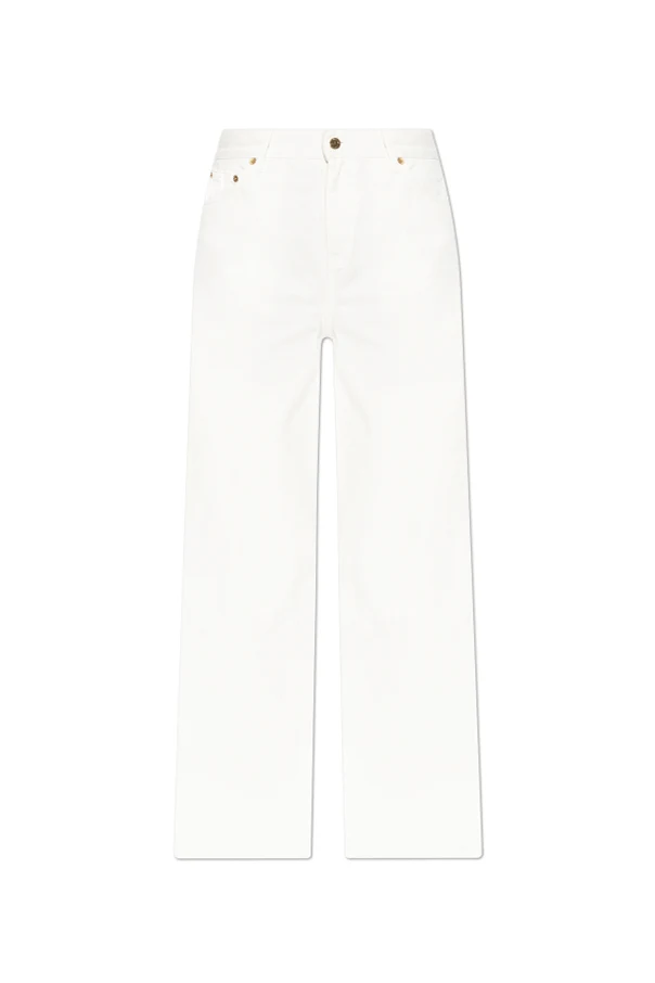 WHITE Wide-leg jeans