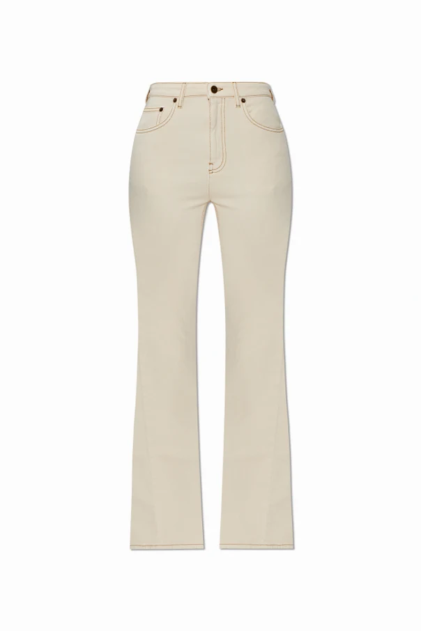 cream ‘Donella’ flare jeans