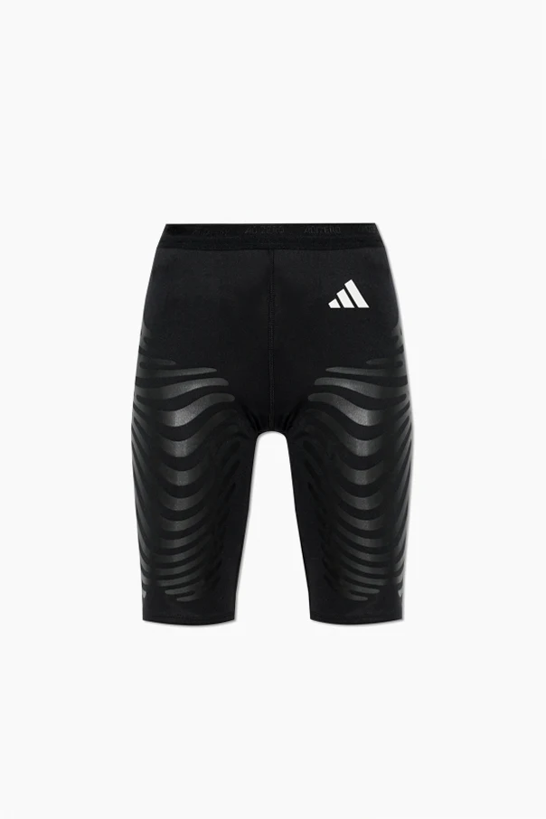 BLACK Short running leggings