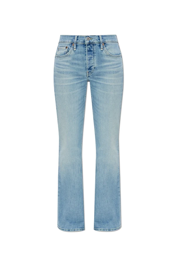 BLUE Flared leg jeans
