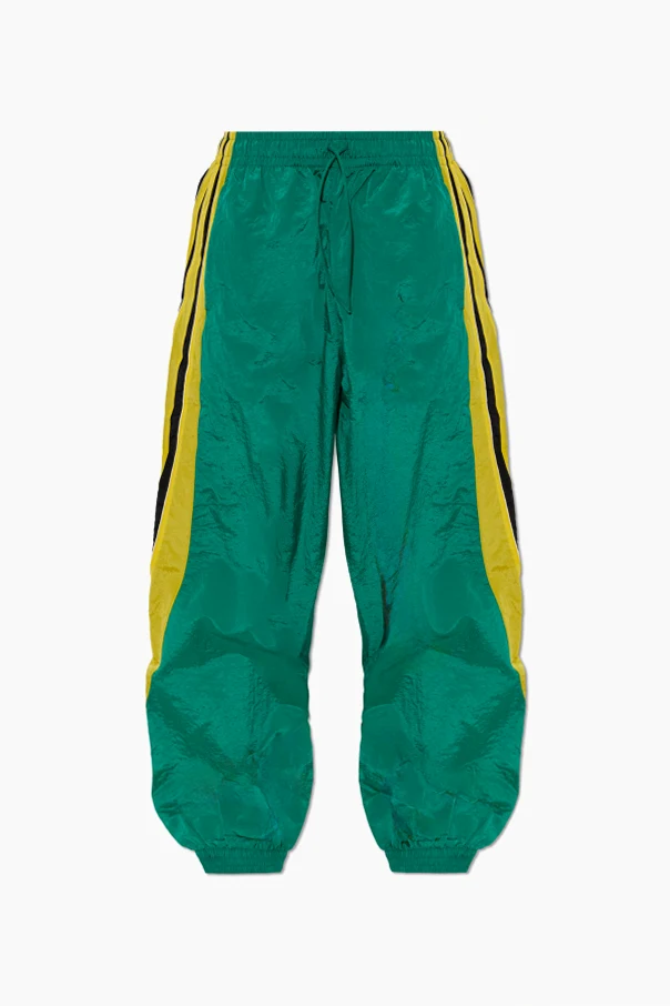 ZIELONY Spodnie dresowe ze ściagaczami