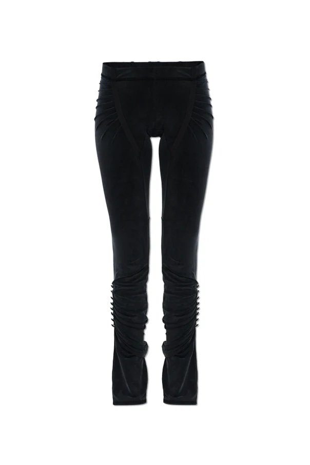 GRANATOWY Legginsy `Leia`