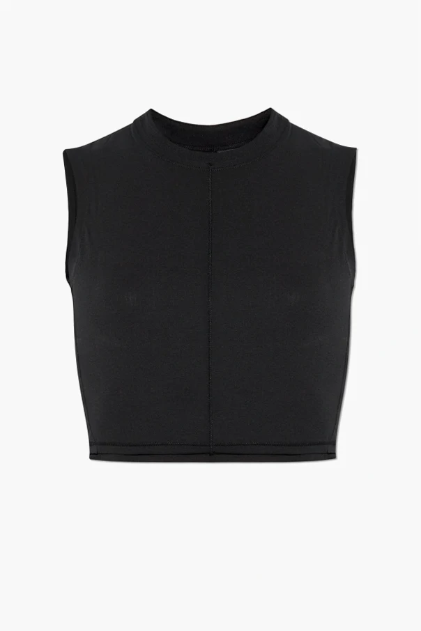 BLACK Short sleeveless top
