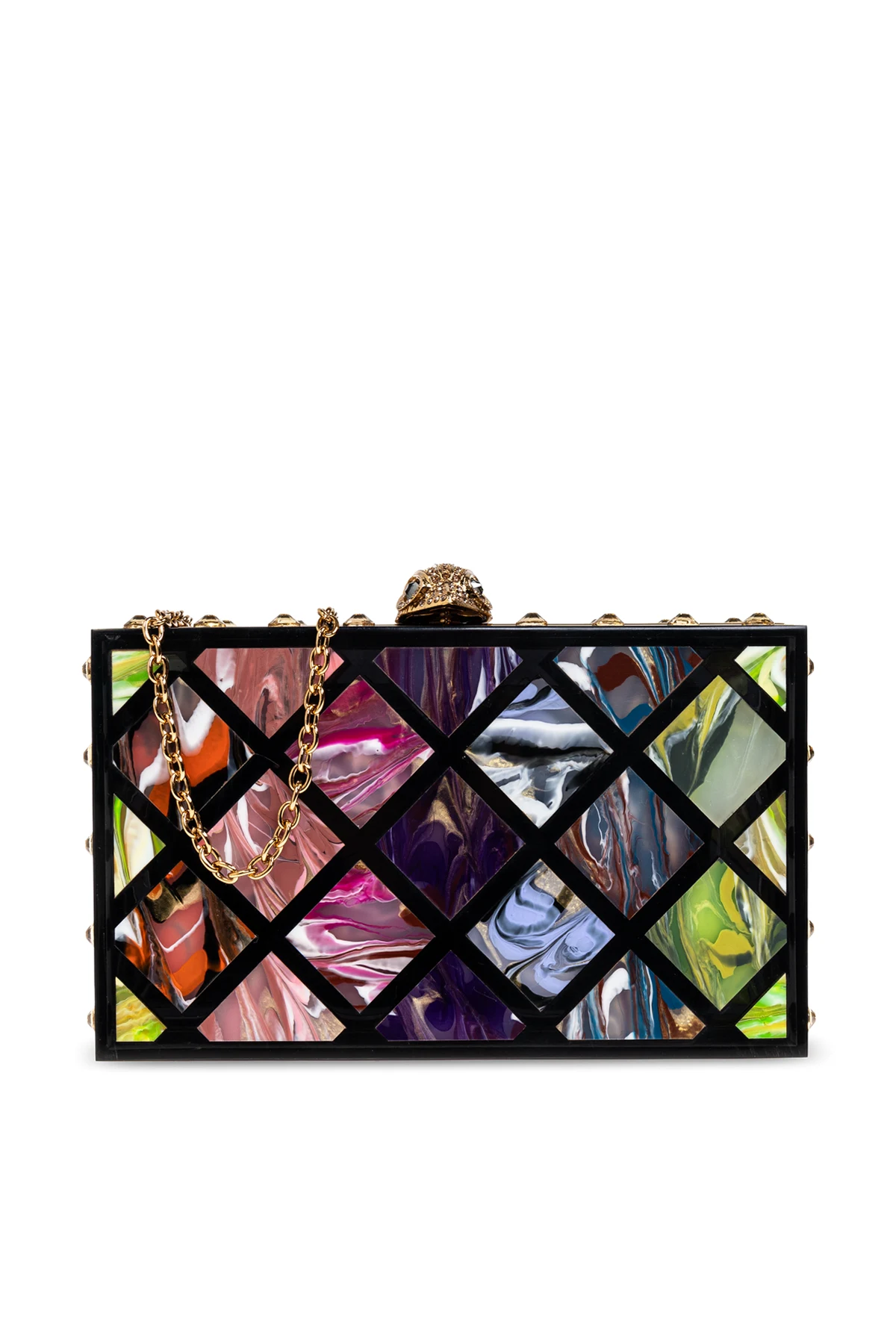 Clutch ‘Crystal Quilt Box’