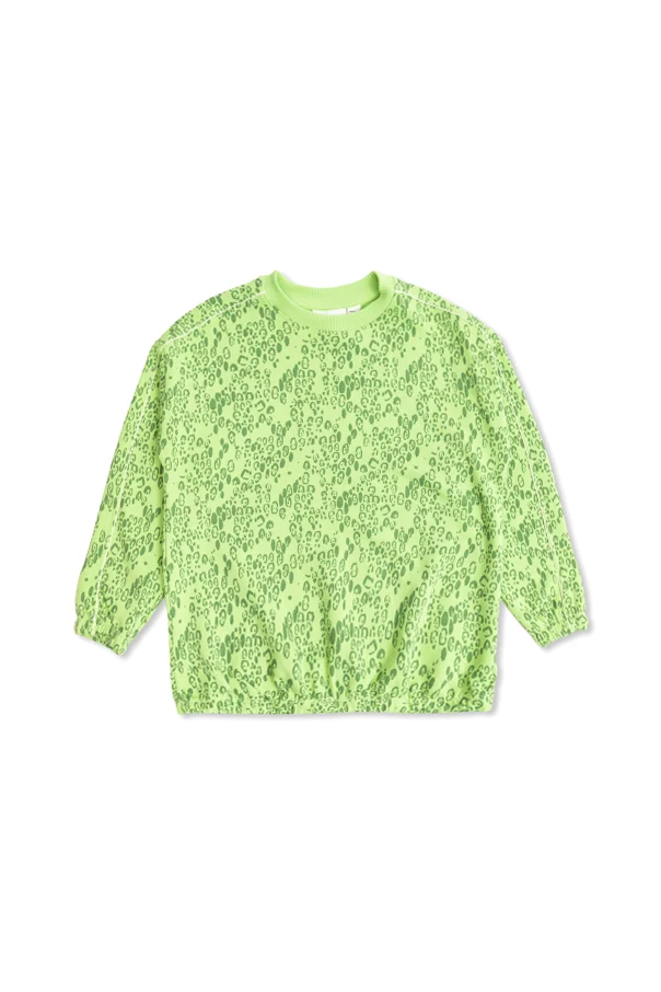 GRÜN Sweatshirt mit Animal-Print