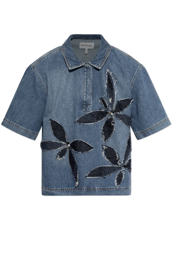 BLUE Denim polo "Bertrym"