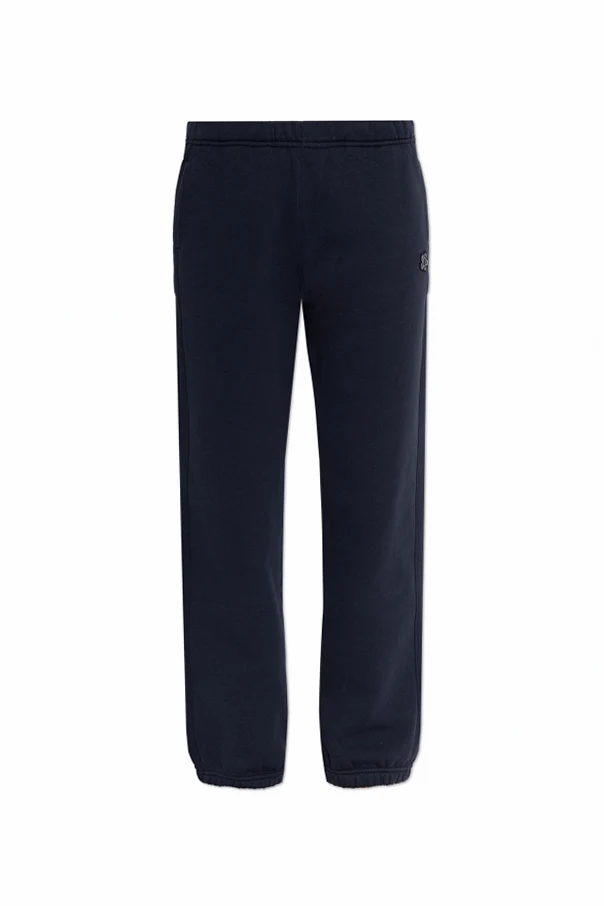 NAVY BLUE Sweatpants with patch