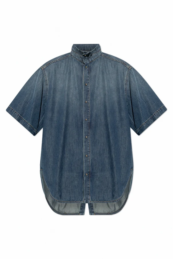NAVY BLUE ‘Roberta’ denim shirt