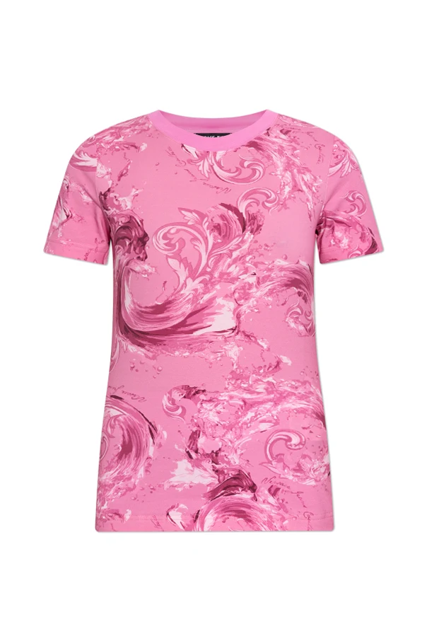 PINK T-shirt with 'barocco' pattern