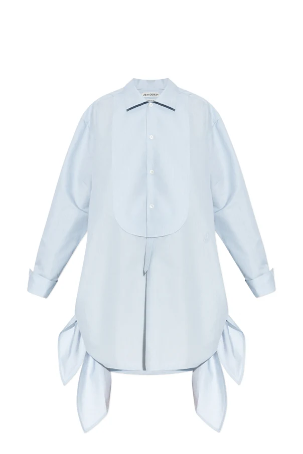 HELLBLAU Kleid mit langen Ärmeln