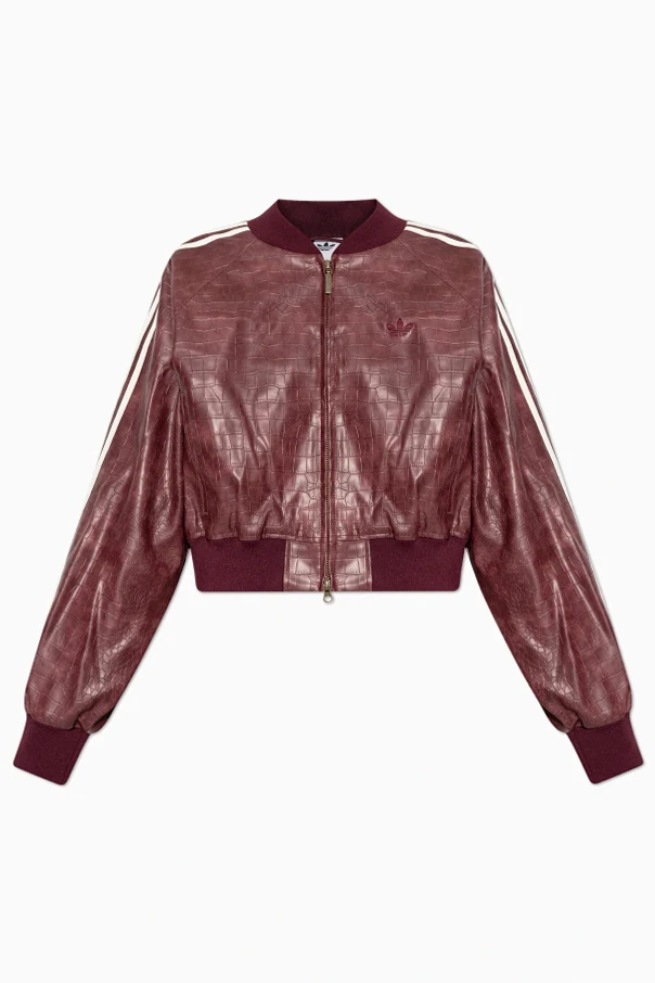 BURGUNDY Bomber jacket
