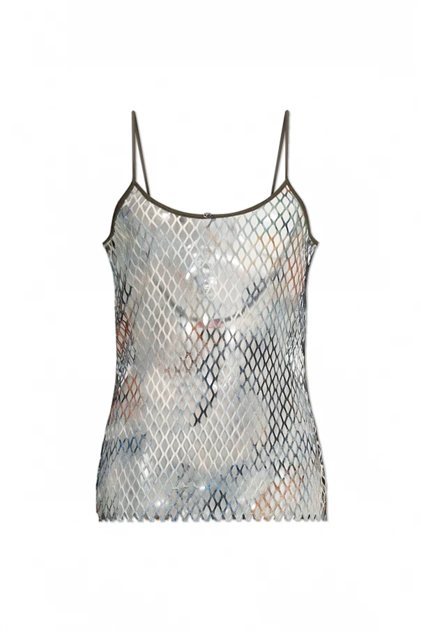 GRÜN Transparente Kleid ‘KASY-UTLT’