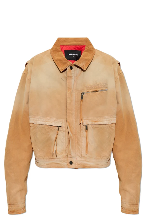 BRAUN Jeansjacke mit Logo