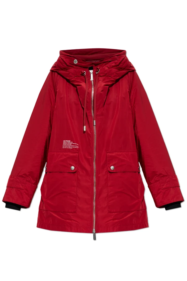 RED Parka with hood