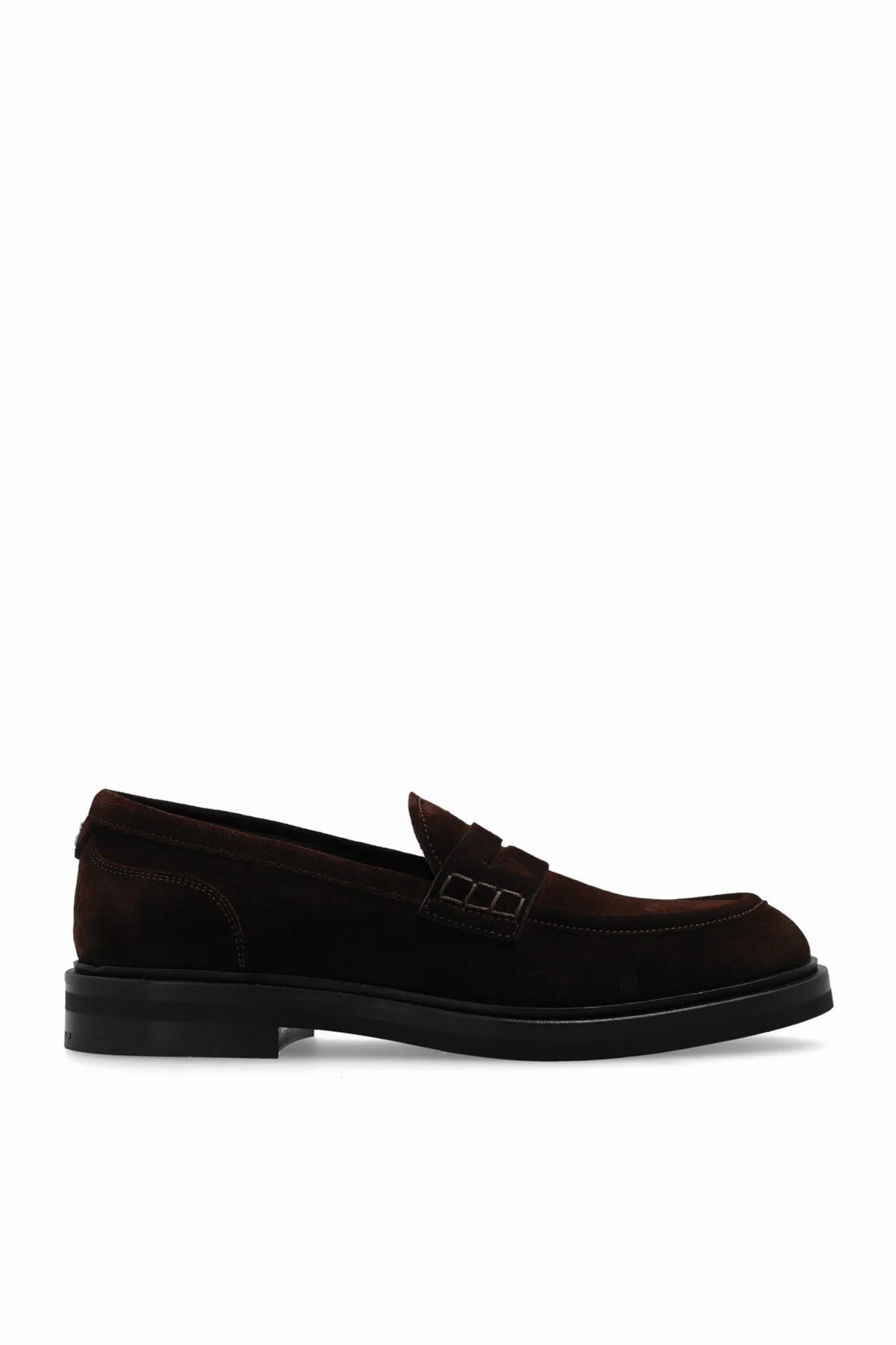 Zamszowe buty typu `loafers`