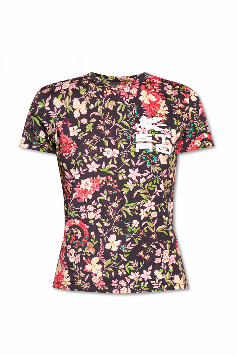 T-shirt with floral motif