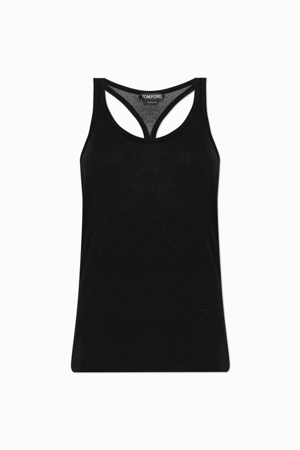 SCHWARZ Ärmelloses Top