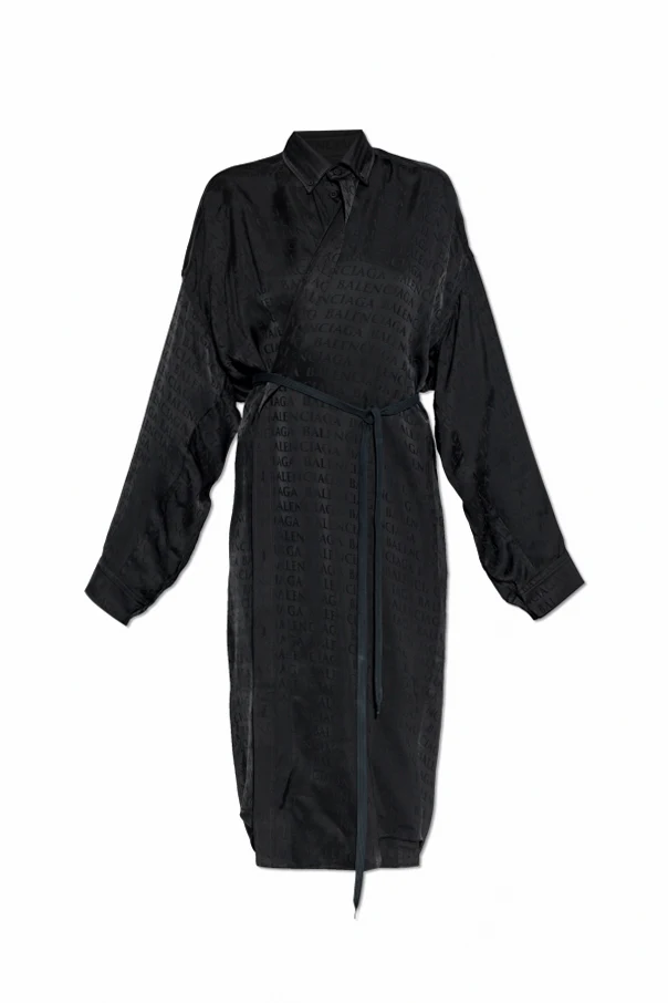 SCHWARZ Kleid mit Monogramm